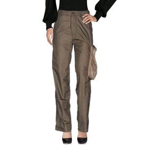 HACHE Italy Casual Pant In Military Green Packable Nwt Size Eu 42 US 6